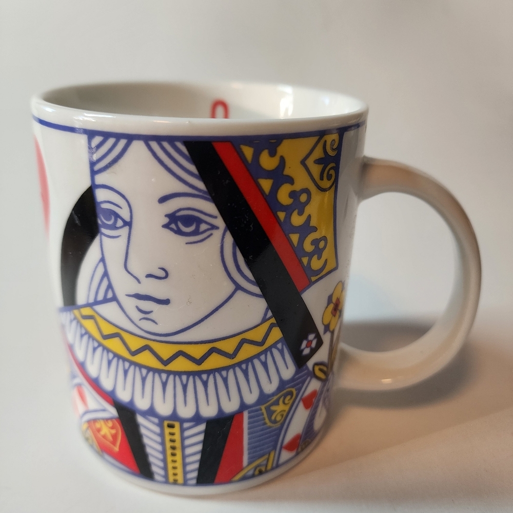 Gift Republic Playing Cards New Bone China Mug Queen of Hearts 2013